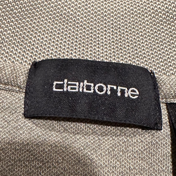 Claiborne Green/Brown Long Sleeve’s Casual Top SZ XL. 74% Cotton 26% Polyester - Picture 7 of 12